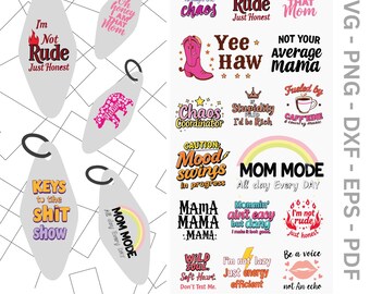 Motel Keychain Svg Bundle, Retro Motel Keychain Svg, Keychain Quotes Svg, Sarcastic keychain svg, Groovy Svg, Retro Svg, Motel Keychain Png