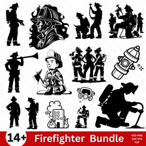 Firefighter svg Bundle, Firefighter Png, Firefighter Signs, Firefighter Clipart, Laser Engraved, Svg Files For Cricut, Firefighter Tshirt