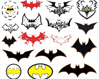 Bat svg Bundle, Kids Crtoon Clipart, Hero Vector, Superhero Decal, Bat Cut Files, Kids shirt Png, T-shirt, Bat Png, Instant Download