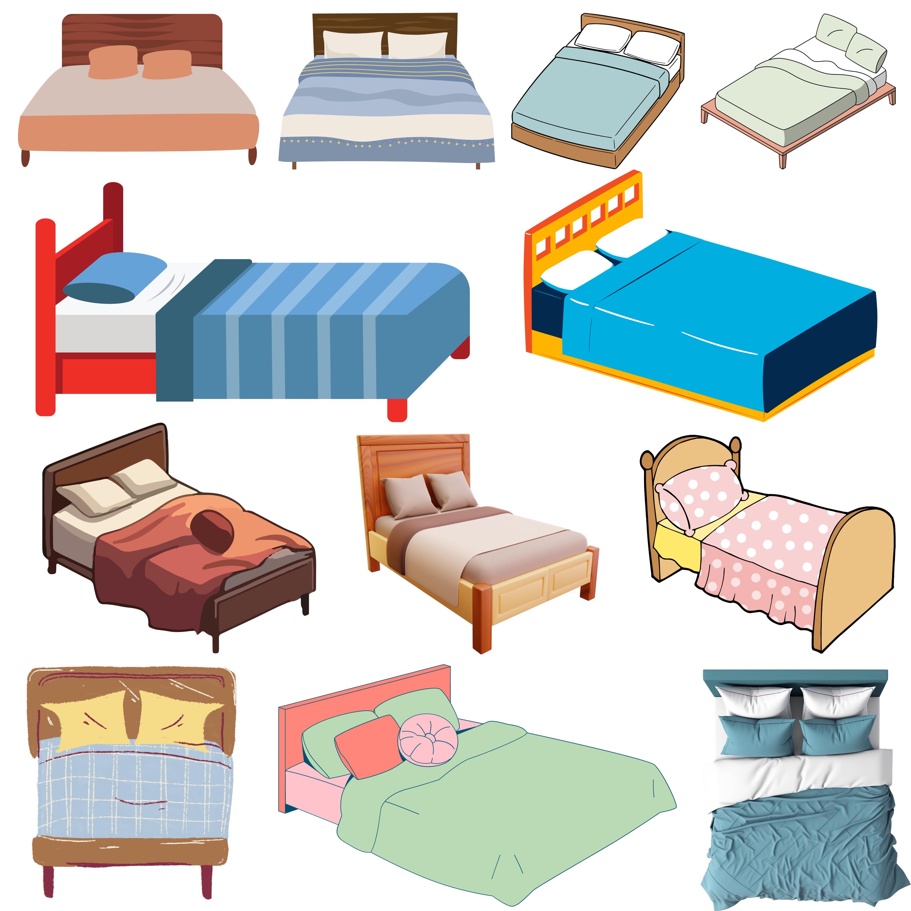 Bed SVG, Bed Clip Art, Bed Vector, Sleep SVG, Bed Clipart, Hotel SVG, Bed Cricut, Bedroom Cut File, Bed Silhouette, Bed Icon, Bedroom Png