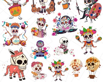 Sugar Skull Svg Bundle | Mexican Sugar Skull Clipart | Floral Sugar Skull Svg | Day Of The Dead Png | Sugar Skull Svg|Dia De Los Muertos Svg