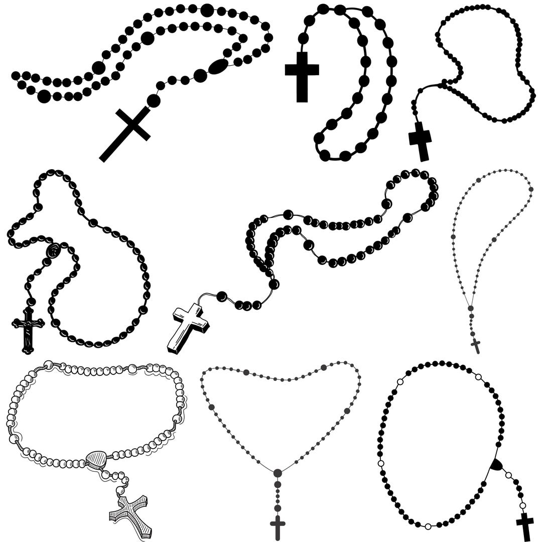 Rosary SVG Bundle,rosary Circuit, Rosary Png, Rosary Vector, Rosary ...