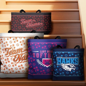 Benutzerdefinierte Team oder Logo Baseball oder Softball Mustertasche - Weekender Einkaufstasche