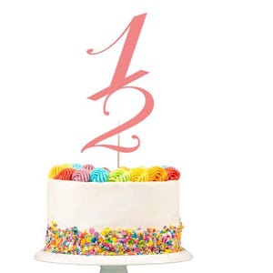 Topper per torta di compleanno, decorazioni per feste, numero 20, 30, 40, 50, oro, argento, rosso, rosa, multicolore.