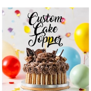 Décoration de gâteau personnalisée pour la fête des pères, anniversaire personnalisé, anniversaire de mariage, baby shower, décorations de fête nuptiale, n'importe quel nom, âge Eid Mubarak