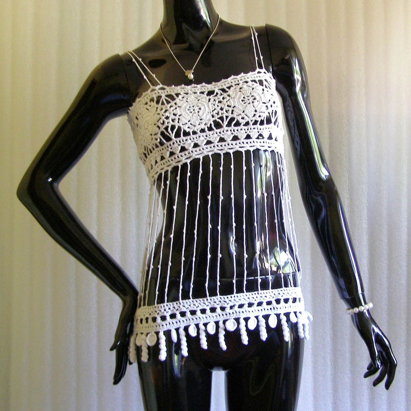 Crochet Ladder Top