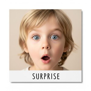 Juego de emparejamiento de emociones / Tarjetas de aprendizaje socioemocional personalizadas / Juguete educativo duradero para niños pequeños / Regalo para preescolares de 3 a 6 años