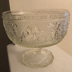 Vintage Indiana Glass Footed Compote