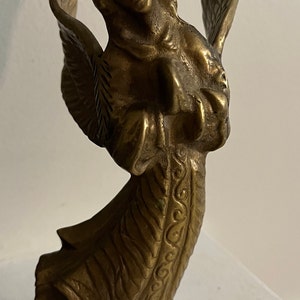 Brass Angel Candle Holder