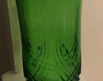 Emerald Green Art Deco Style Hoosier Vase