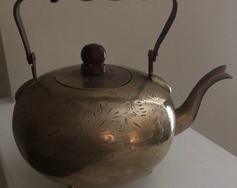 Vintage Brass Teapot