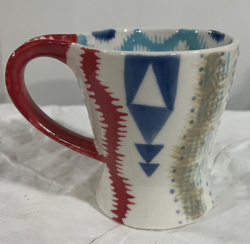 Abstract Anthropologie Mug image 1