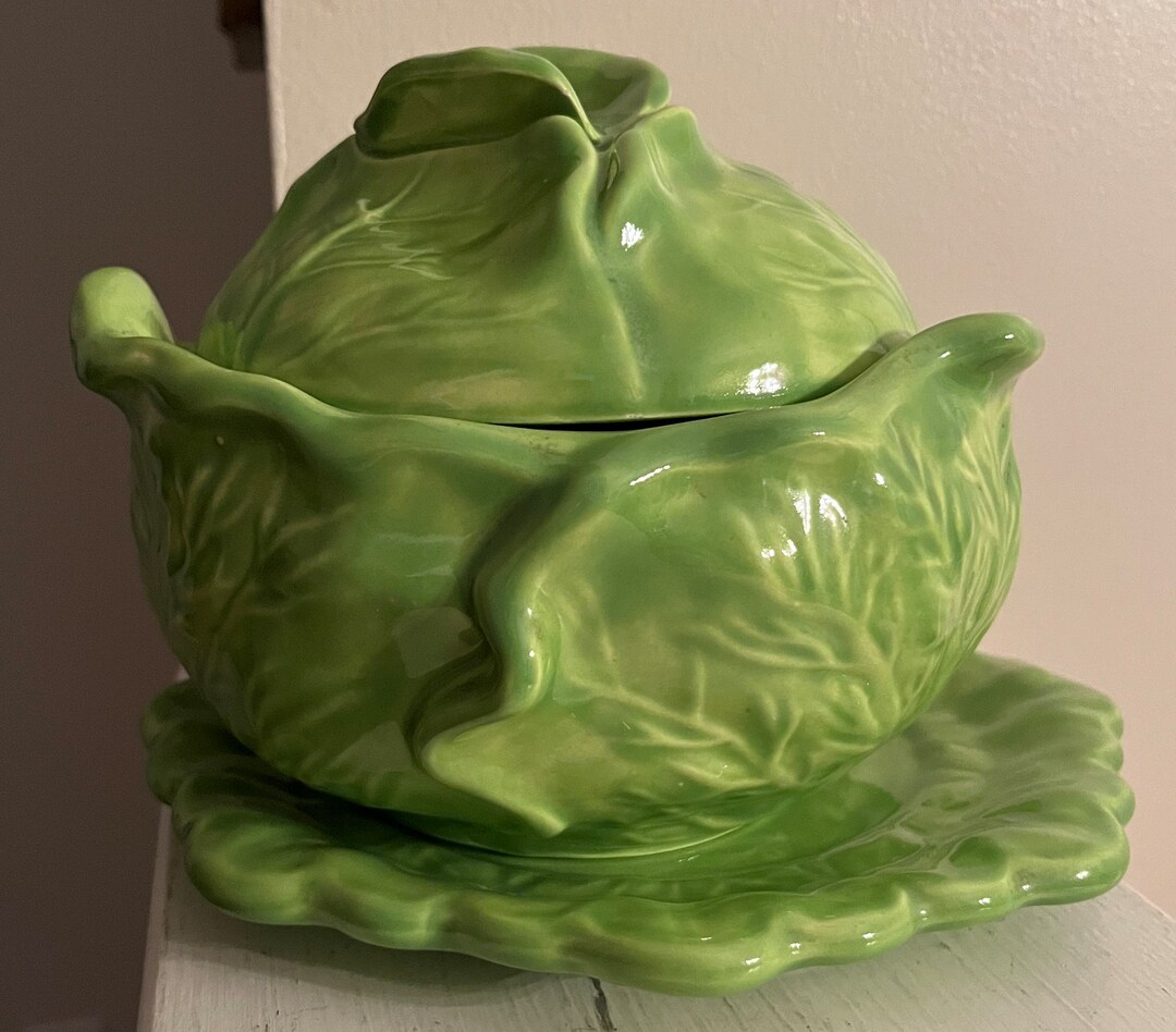 Vintage Cabbage Soup Tureen Holland Mold Etsy