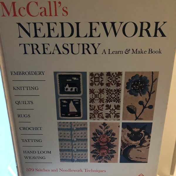 1964 edition McCall’s Needlework Treasury, A Learn and Make Book