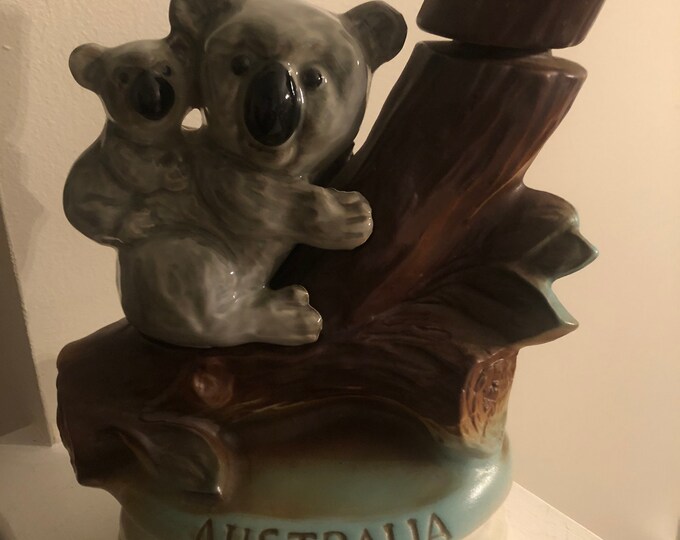Jim Beam 1973 Australia Koala Bear Decanter Etsy
