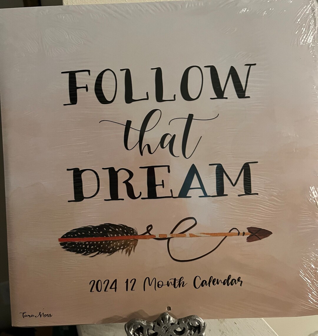 New 2024 Follow That Dream Calendar Etsy