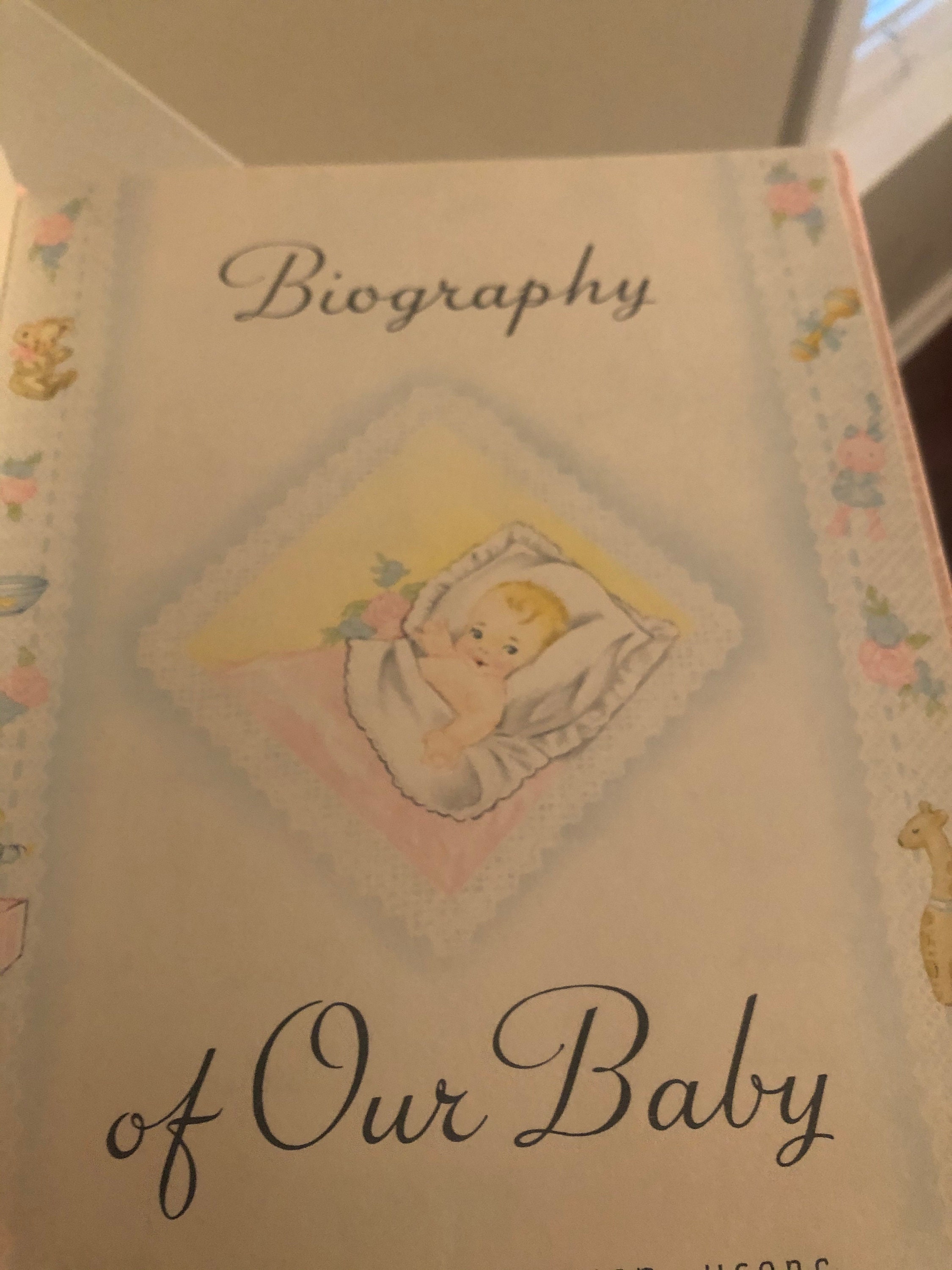 Vintage Baby Book 1950s Album Our Babys Record Etsy