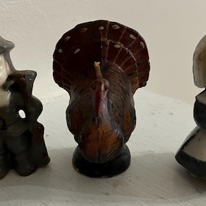 Vintage Set of Gurley Pilgram Thanksgiving Candles