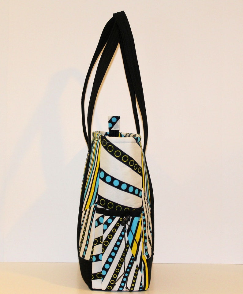 Bold Ankara Fabric XL Tote Bag Zip Top Hand Made Fashion | Etsy