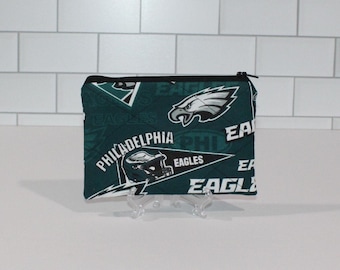 Bolsa de bolsillo para aficionados a los deportes de los Eagles, hecha a mano