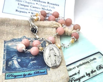 Our Lady of the Sacred Heart Chaplet - Sacred Heart Marian Prayer Beads ...