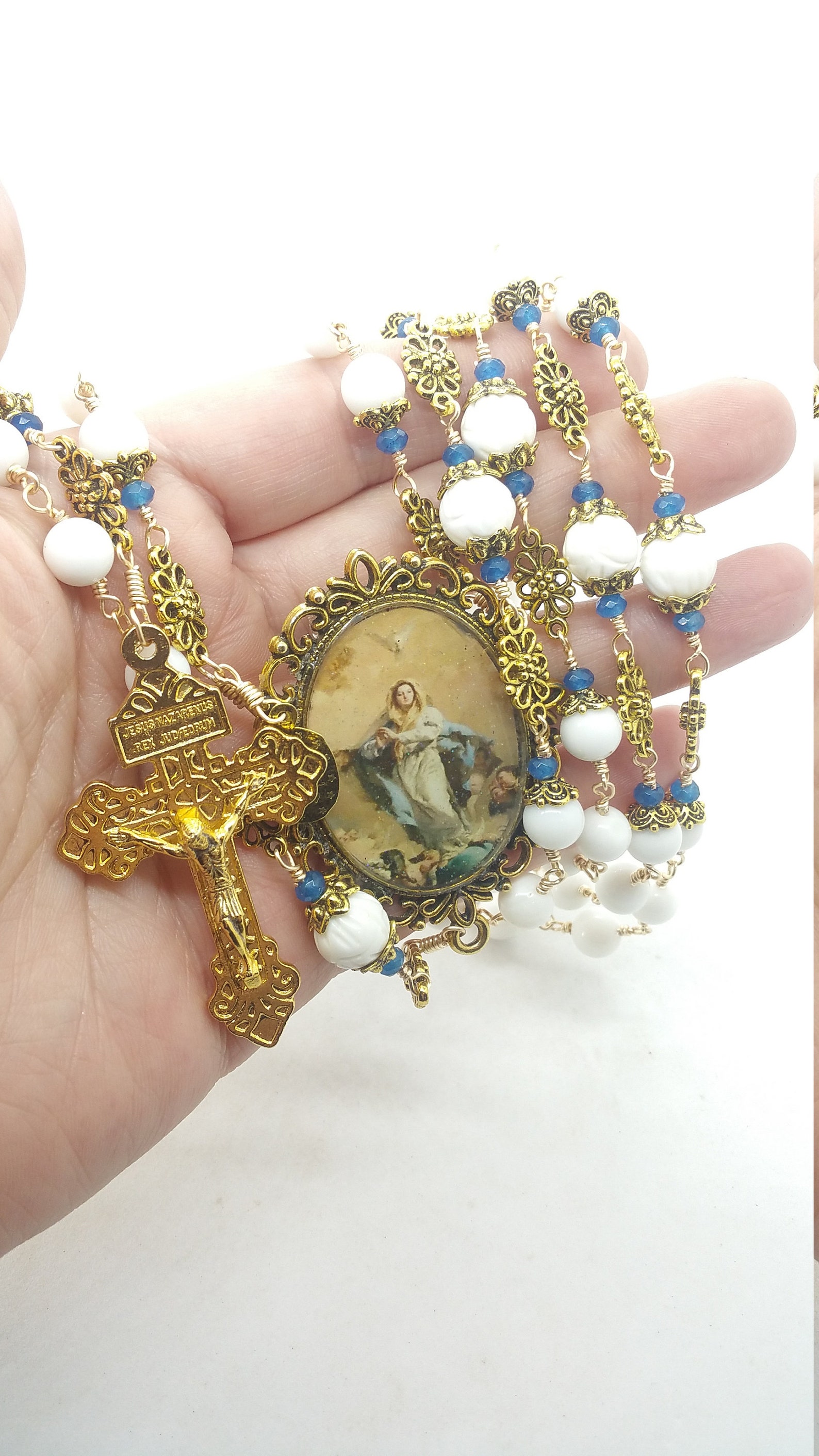 Unbreakable Catholic Wedding Rosary Immaculate Conception