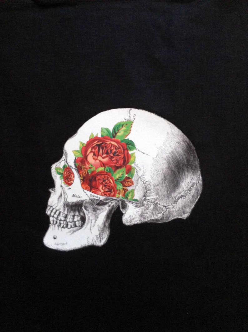 Backpack Skull Blossoms Tote bag