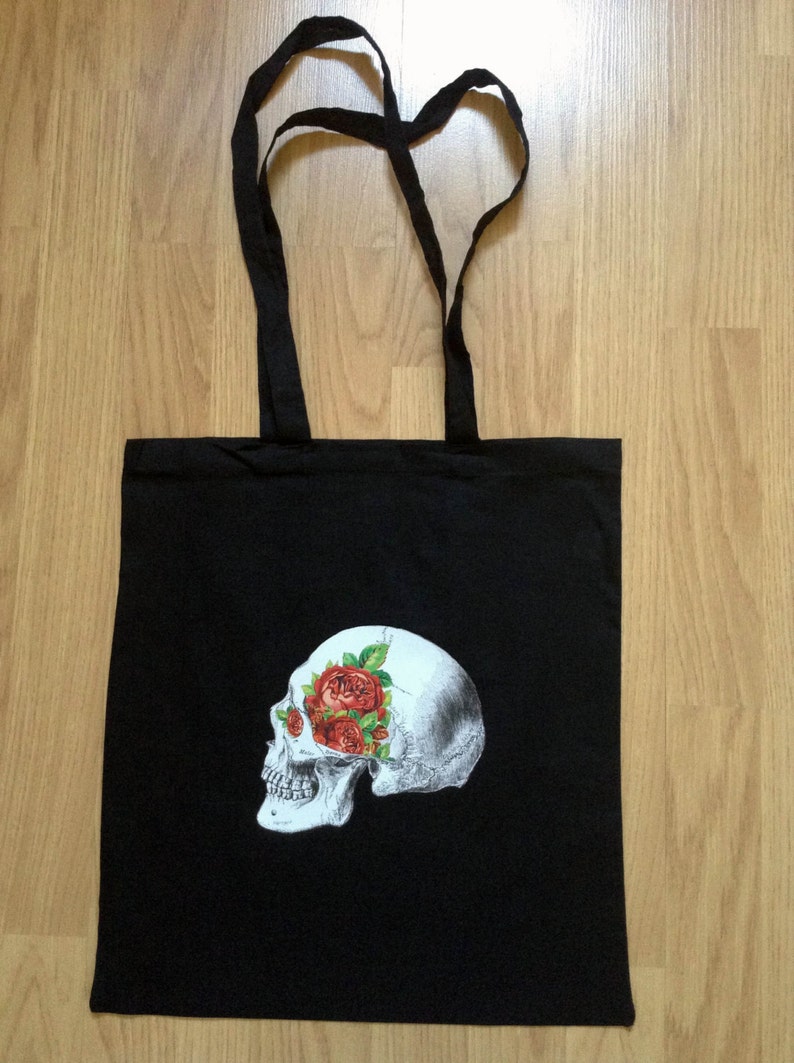 Backpack Skull Blossoms Tote bag