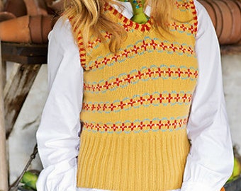 Fair Isle Vest Lucy PDF Modèle de tricot
