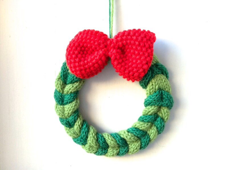 Christmas Wreath PDF Knitting Pattern | Etsy