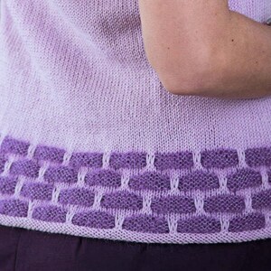 PDF Knitting Pattern for Sweet Honey Top image 3