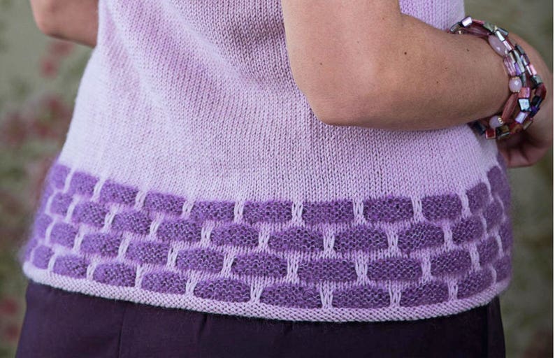 PDF Knitting Pattern for Sweet Honey Top image 3