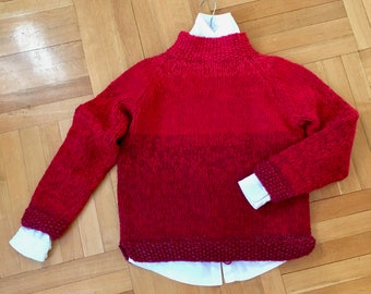 Hand knit weekend sweater size Small