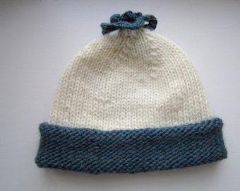 Rustic Nordic Hat - pdf knitting pattern.