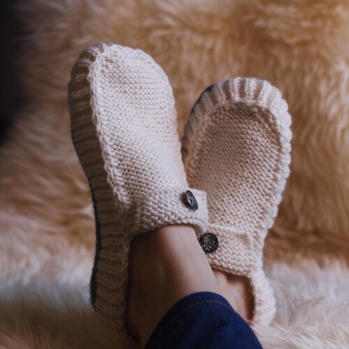 All Seasons Slippers -Knitting  Pattern.