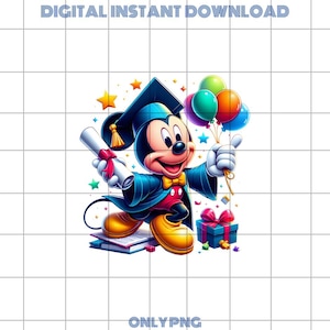Mickey Graduation Design Senior Mickey Png Mickey Graduation Png Clipart Class of Png Senior Png Design High Resolution Transparent