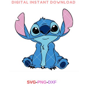 Stitch Heart Svg, Love Svg, Valentine’s Day Svg, Kawaii Svg, Cricut, Silhouette Vector Cut File