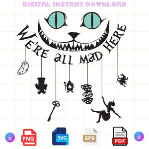 Alice in Wonderland Svg, Alice In Wonderland Png, Alice in Wonderland Clipart, Alice in Wonderland cut file, Alice Svg, Fairy Tale Svg