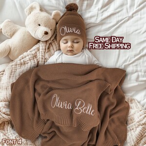 Baby name blankets etsy hotsell