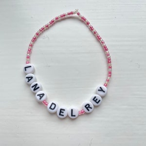 Lana Del Rey beaded bracelet