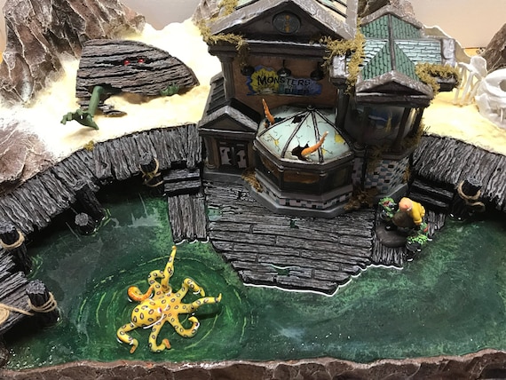 images Diy Halloween Village Display Ideas custom halloween village display services etsy