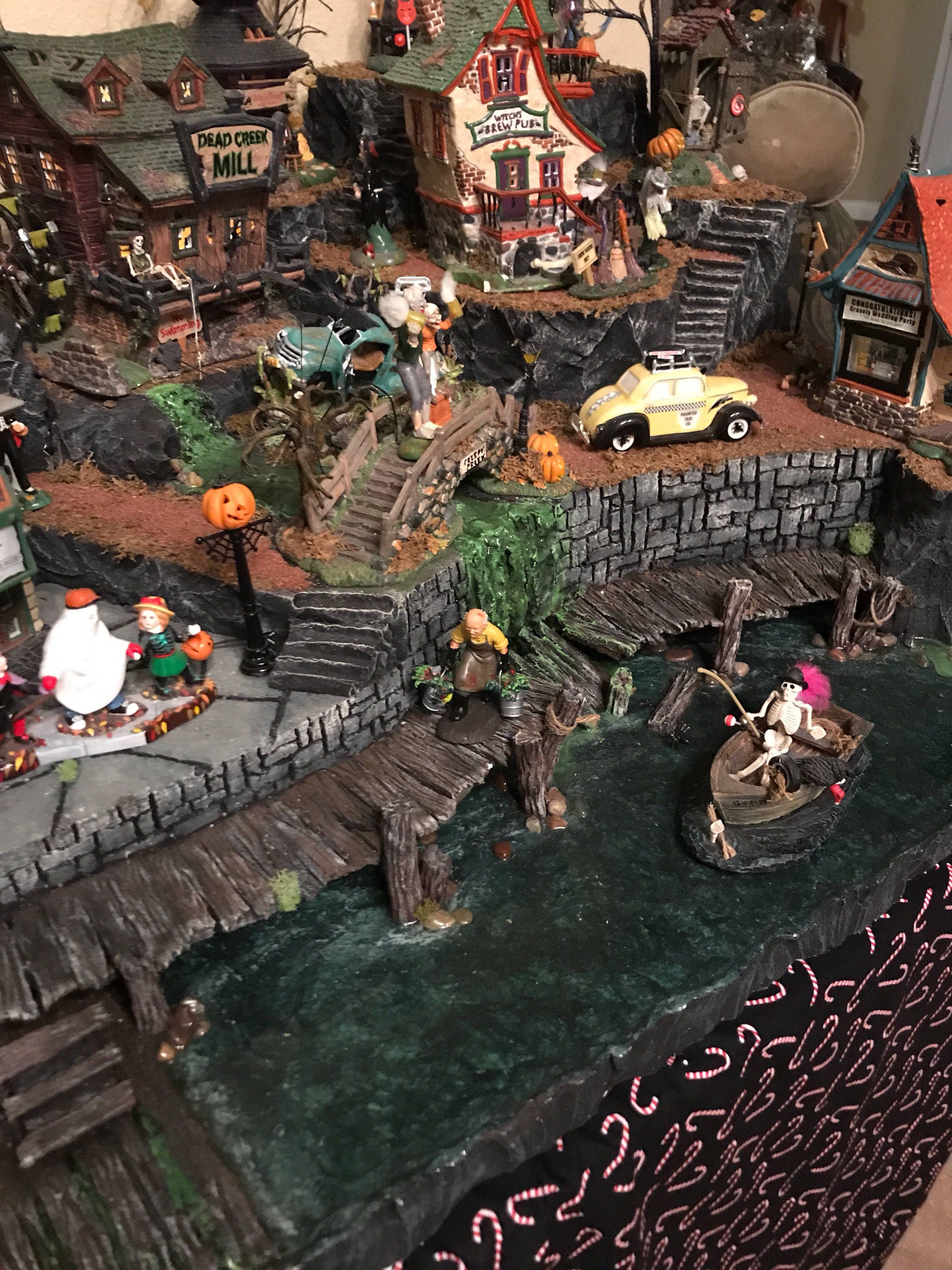 Custom Halloween Village Display Services Etsy