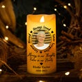 Always Loved, Never Forgotten, Forever Missed - Personalized Photo LED Candle, Custom Photo Sympathy Candle, Bereavement Gifts For Family