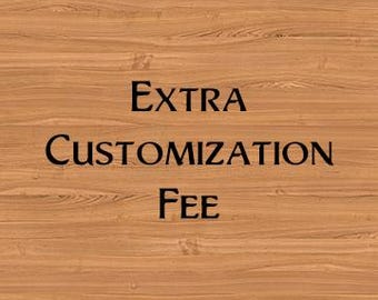 Tarifa de personalización adicional