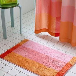 Gradient Bath Mat , Custom Tufted Rug, Bathroom Decor , Bathroom Rug, Bath Mat