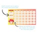 Printable Monthly Blank Calendar-mushroom Full Colour - Etsy