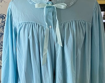 VTG Bed Jacket Sky Blue