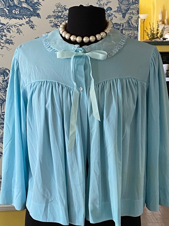 VTG Bed Jacket Sky Blue