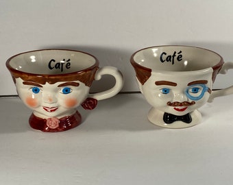 CBK China Face Cafe Cups