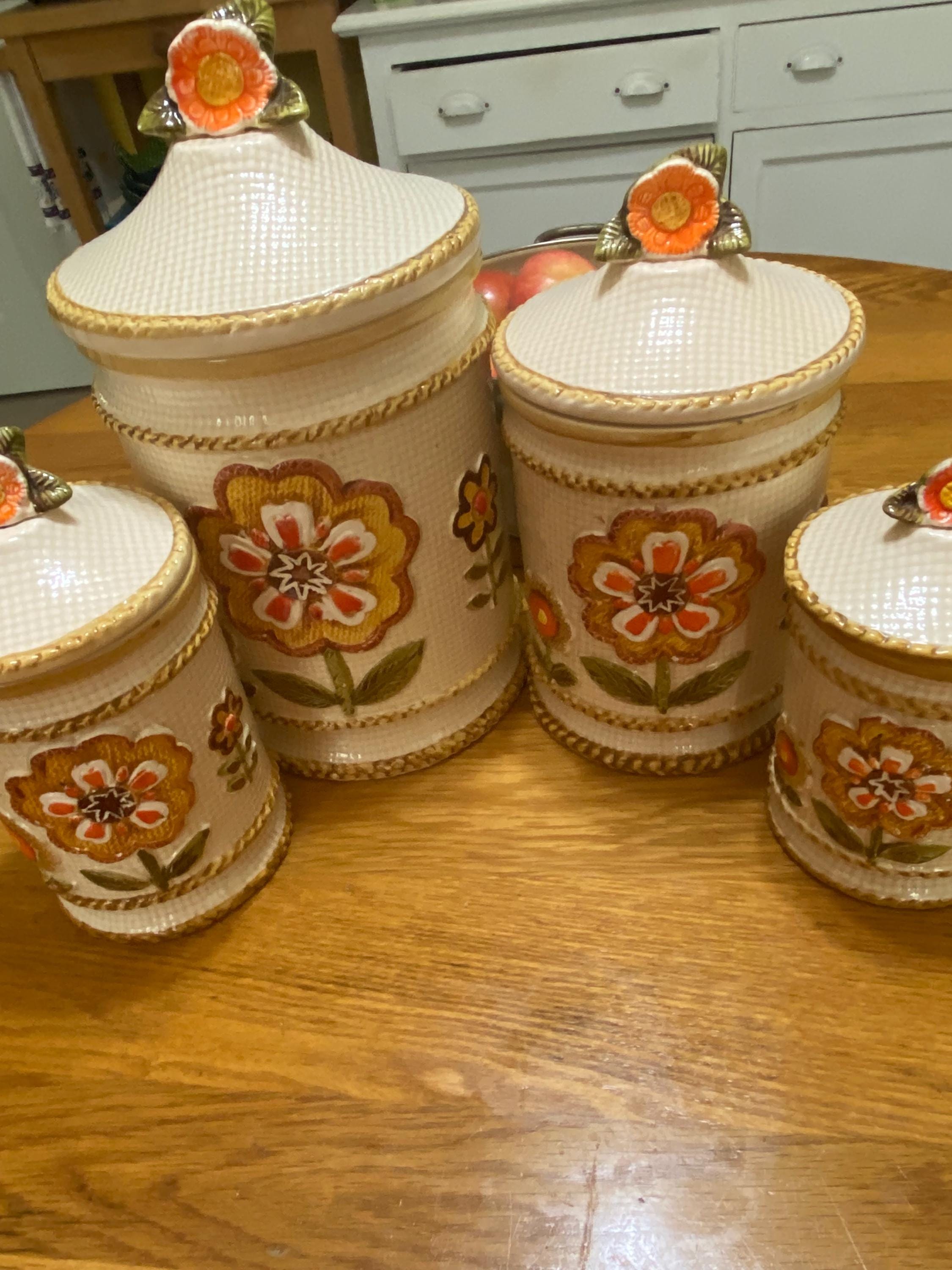 1970s Canister Set - Etsy